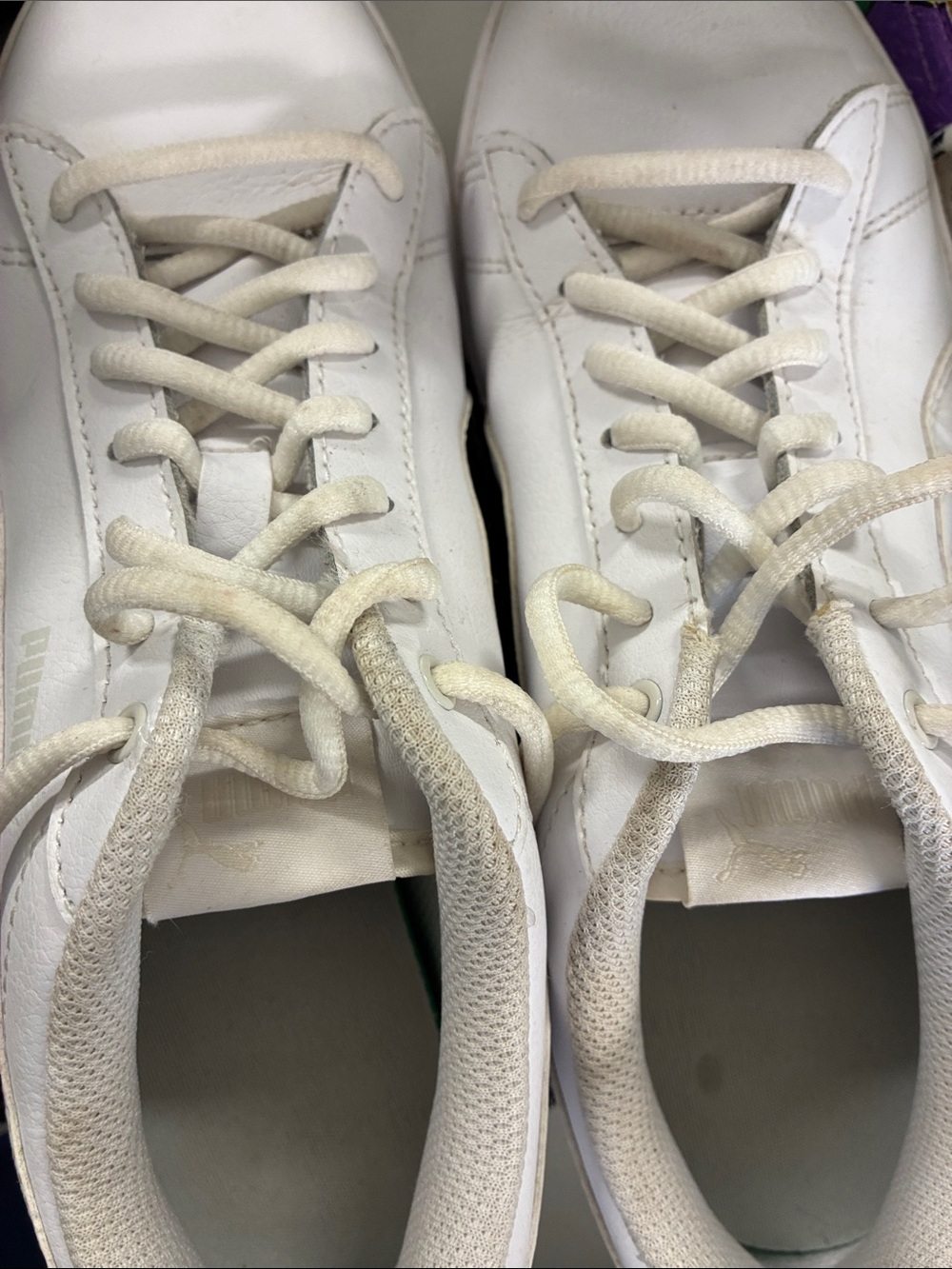Puma Women’s White Low-Top Leather Sneaker